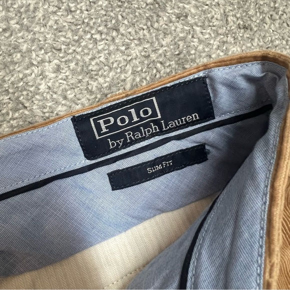 Polo Ralph Lauren Pants Mens 34x32 Brown Corduroy Chino Slim Fit Stretch 36x31 - Picture 6 of 11